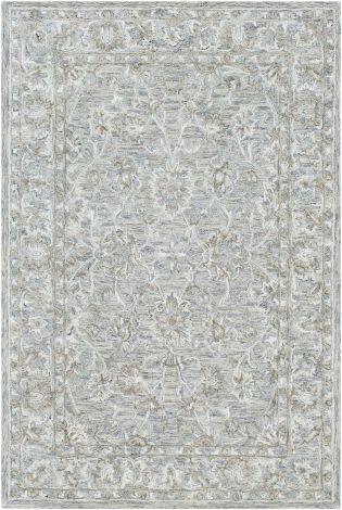 Shelby SBY-1001 Denim, Sage Hand Tufted Traditional Area Rugs By Surya