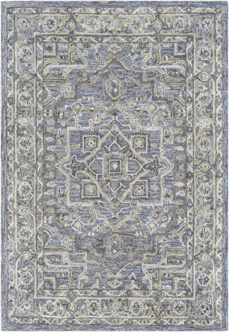 Shelby SBY-1003 Violet, Khaki Hand Tufted Traditional Area Rugs By Surya