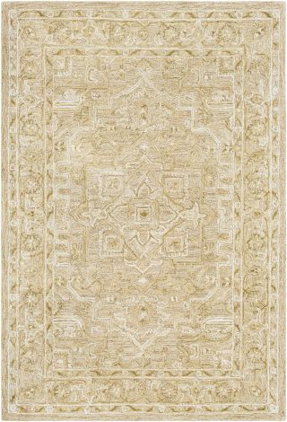 Shelby SBY-1005 Olive, Dark Brown Hand Tufted Traditional Area Rugs By Surya