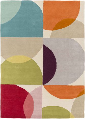Scion SCI-28 Multi Color Hand Tufted Modern Area Rugs By Surya