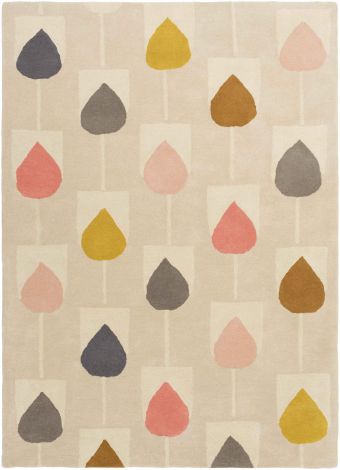 Scion SCI-43 Mustard, Bright Pink Hand Tufted Modern Area Rugs By Surya