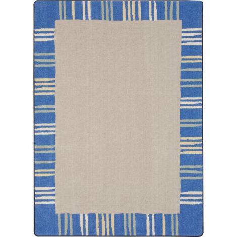 Kid Essentials Seeing Stripes-Pastel Machine Tufted Area Rugs By Joy Carpets