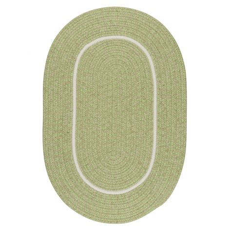 Silhouette SL66 Celery Baby - Kids - Teen, Chenille Braided Area Rug by Colonial Mills