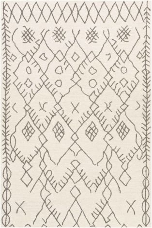 Sinop SNP-2300 Charcoal, Cream Hand Tufted Global Area Rugs By Surya