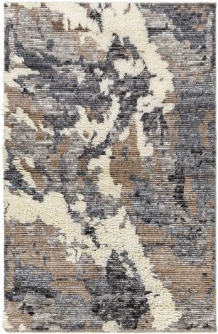 Socrates SOC-2300 Cream, Charcoal Hand Knotted Global Area Rugs By Surya
