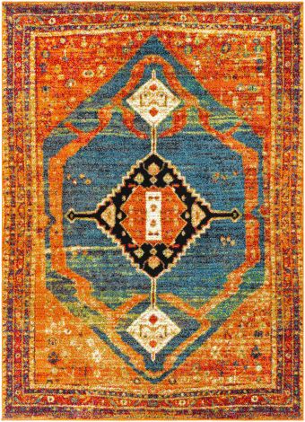 Serapi SRP-1023 Multi Color Machine Woven Traditional Area Rugs By Surya