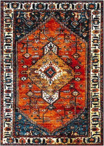 Serapi SRP-1024 Multi Color Machine Woven Traditional Area Rugs By Surya