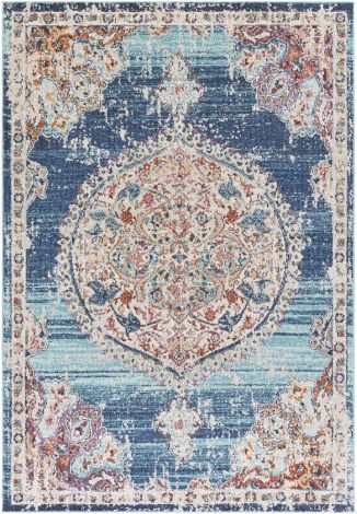 Serapi SRP-2304 Cream, Rose Machine Woven Traditional Area Rugs By Surya