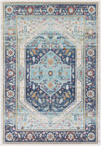 Serapi SRP-2308 Cream, Rose Machine Woven Traditional Area Rugs By Surya