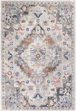 Serapi SRP-2313 Cream, Rose Machine Woven Traditional Area Rugs By Surya