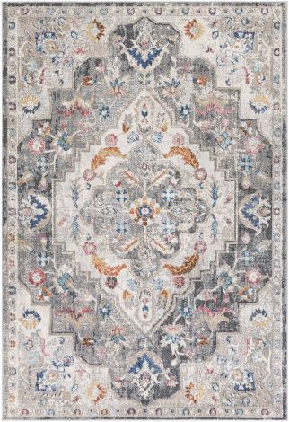 Serapi SRP-2314 Cream, Rose Machine Woven Traditional Area Rugs By Surya