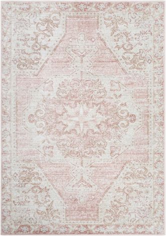 St tropez SRZ-2317 Blush, Rose Machine Woven Traditional Area Rugs By Surya