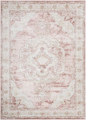 St tropez SRZ-2321 Rose, Blush Machine Woven Traditional Area Rugs By Surya