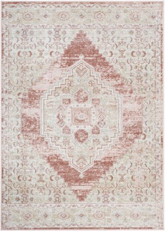 St tropez SRZ-2324 Rose, Blush Machine Woven Traditional Area Rugs By Surya