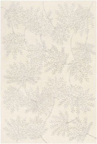 Starlit STR-2303 Cream, Silver Gray Hand Tufted Cottage Area Rugs By Surya