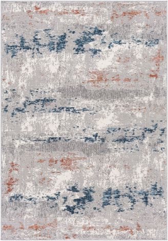 Tibetan TBT-2328 Coral, Ivory Machine Woven Modern Area Rugs By Surya