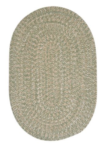Tremont TE29 Palm Rustic Farmhouse, Wool Braided Area Rug by Colonial Mills