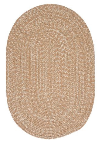 Tremont TE89 Evergold Rustic Farmhouse, Wool Braided Area Rug by Colonial Mills