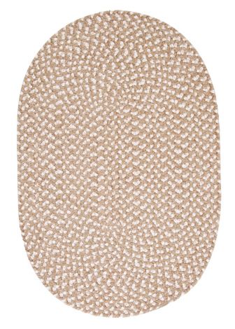 Confetti TI19 Natural Baby - Kids - Teen, Chenille Braided Area Rug by Colonial Mills
