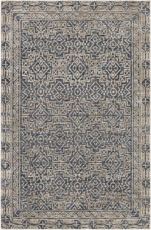 Talise TLE-1011 Charcoal, Medium Gray Hand Woven Traditional Area Rugs By Surya