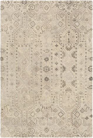 Vancouver VCR-2301 Beige, Camel Hand Tufted Traditional Area Rugs By Surya