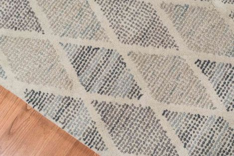 Vector Branson Light Gray Hand-Tufted Wool Area Rugs By Amer.