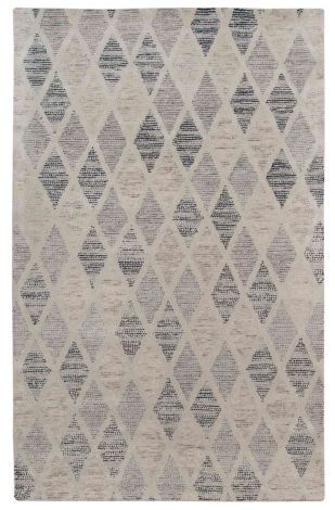Vector Branson Dark Gray Hand-Tufted Wool Area Rugs By Amer.