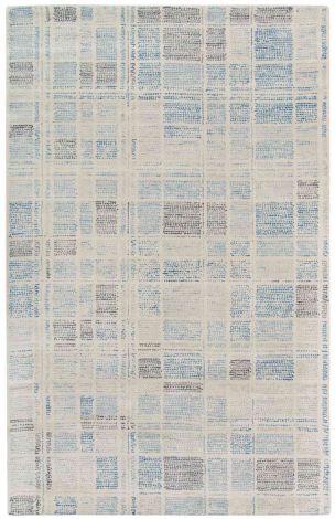 Vector Bayfield Light Blue / Gray Hand-Tufted Wool Area Rugs By Amer.