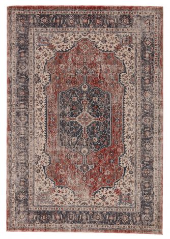 Vibe By Jaipur Living Temple Medallion Gray Red Area Rugs 