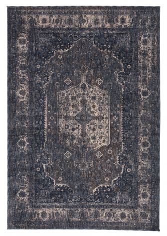 Vibe By Jaipur Living Temple Medallion Blue Gray Area Rugs 
