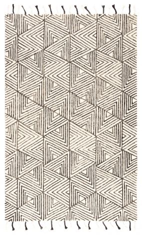Nikki Chu By Jaipur Living Montblanc Handmade Geometric Ivory Gray Area Rugs 