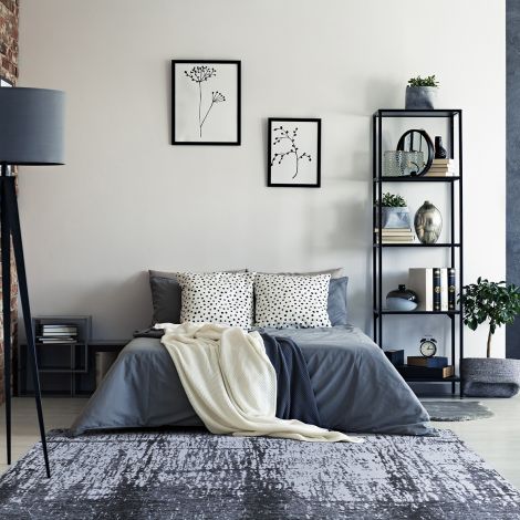 First Take Winterhaven-Charcoal Machine Tufted Area Rugs By Joy Carpets