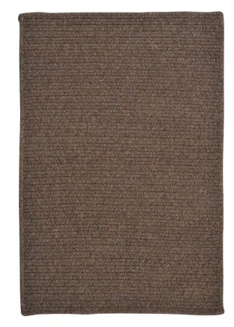 Westminster WM31 Bark Casual, Wool Braided Area Rug by Colonial Mills