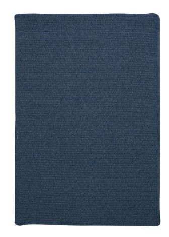 Westminster WM50 Federal Blue Casual, Wool Braided Area Rug by Colonial Mills