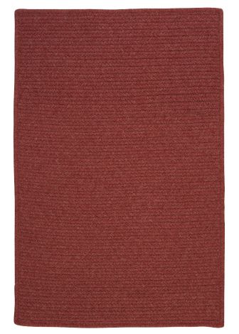 Westminster WM70 Rosewood Casual, Wool Braided Area Rug by Colonial Mills