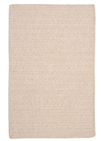 Westminster WM91 Natural Casual, Wool Braided Area Rug by Colonial Mills