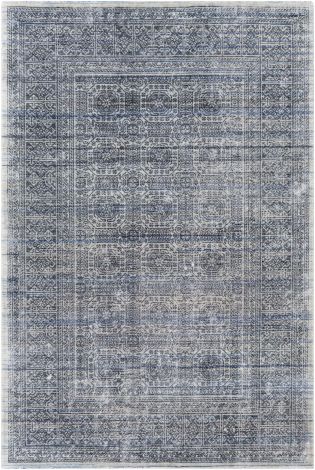 Wembley WMY-2300 Navy, Dark Blue Hand Loomed Traditional Area Rugs By Surya