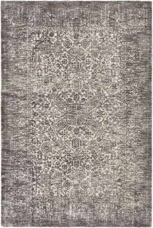 Wembley WMY-2304 Charcoal, Medium Gray Hand Loomed Traditional Area Rugs By Surya