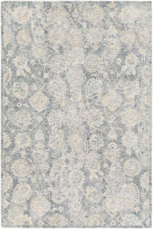 Wilson WSN-2300 Denim, Sky Blue Hand Knotted Traditional Area Rugs By Surya