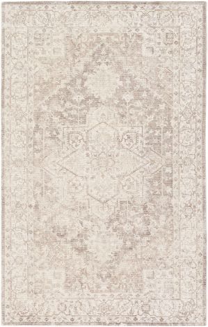 Wilson WSN-2302 Camel, Dark Brown Hand Knotted Traditional Area Rugs By Surya