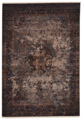 Vibe By Jaipur Living Enyo Medallion Dark Blue Gold Area Rugs 