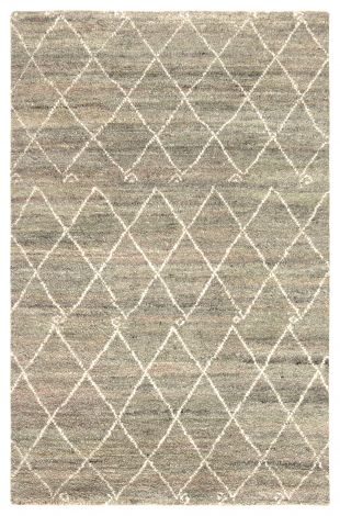Jaipur Living Batten Hand-Knotted Trellis Green Ivory Area Rugs 