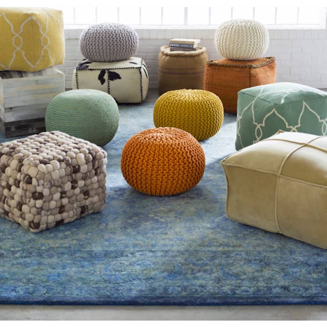 Our Pouf is Beautifully designed vintage distressed look, high-quality